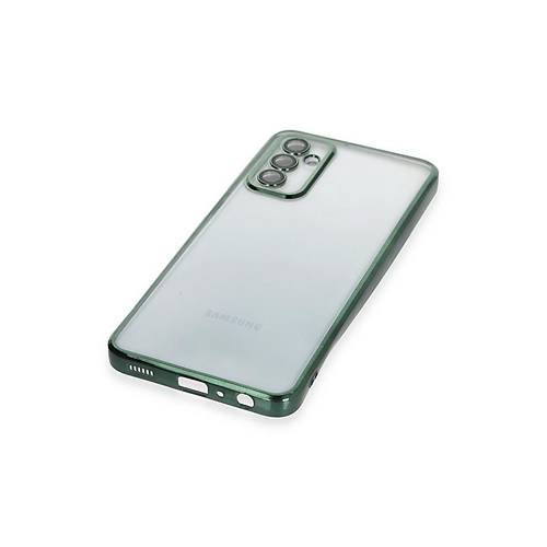 Galaxy M23 K�l�f Razer Lensli Silikon - Ye�il