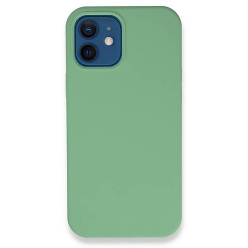 iPhone 12 K�l�f Lansman Legant Silikon - Ye�il