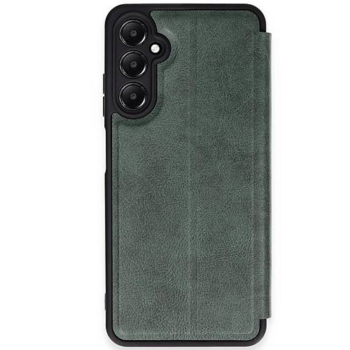 Galaxy A26 K�l�f Flip Cover - Koyu Ye�il
