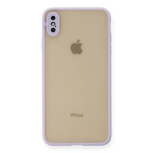iPhone X K�l�f Montreal Silikon Kapak - Mor