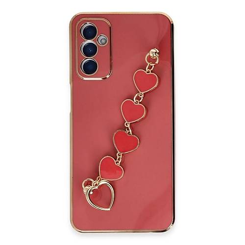 Galaxy A14 4G K�l�f Esila Silikon - K�rm�z�