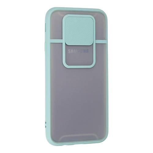 Galaxy J7 Pro / J730 K�l�f Palm Buzlu Kamera S�rg�l� Silikon - Turkuaz