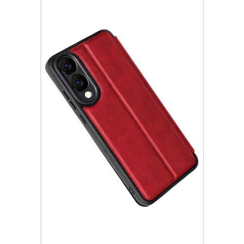 Galaxy S25 Edge Flip Cover - K�rm�z�