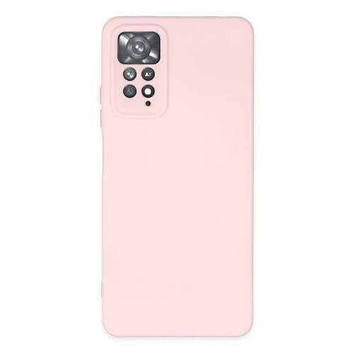 Redmi Note 11 Pro K�l�f Nano i�i Kadife Silikon - Pudra