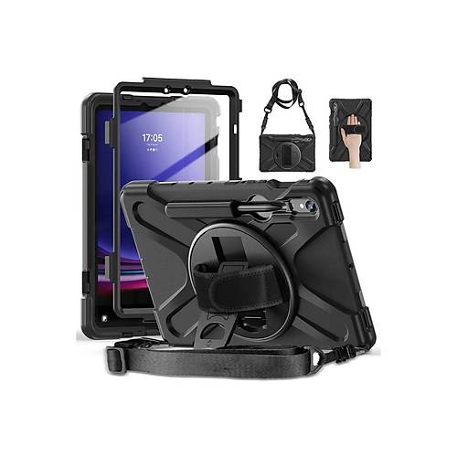 Galaxy X510 Tab S9 FE 11 K�l�f Amazing Tablet Kapak - Siyah
