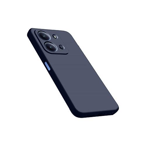 Redmi 15C 4G Nano i�i Kadife Silikon - Lacivert