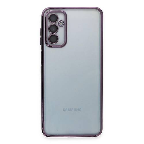 Galaxy M23 K�l�f Razer Lensli Silikon - Mor