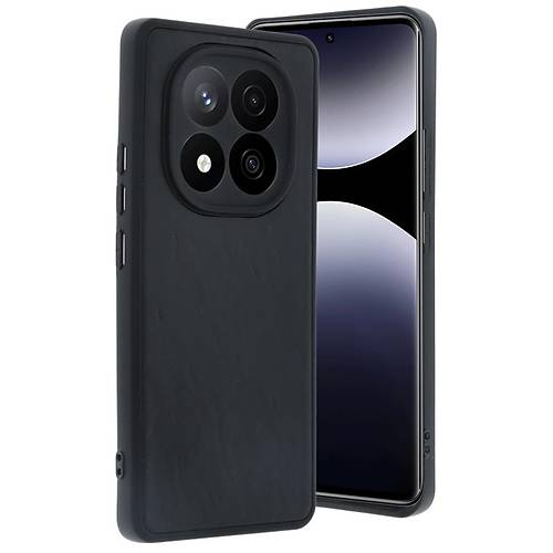 Redmi Note 14 Pro 4G K�l�f Aras Deri Kapak - Siyah