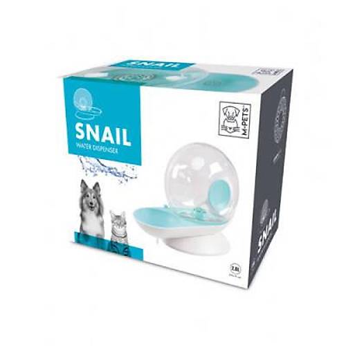 Snail Hazneli Kedi ve K�pek Su Kab� Mavi 2800 Ml