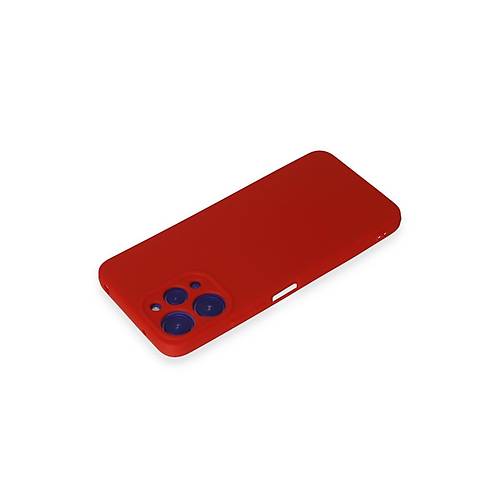 Redmi 12 K�l�f First Silikon - K�rm�z�