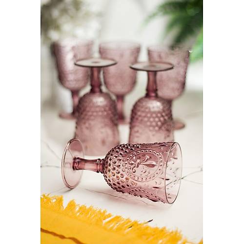 Akrilik M�rd�m 6'l� Kadeh & Su Me�rubat Kahve Yan� Barda�� 450 ml ( Cam De�ildir )