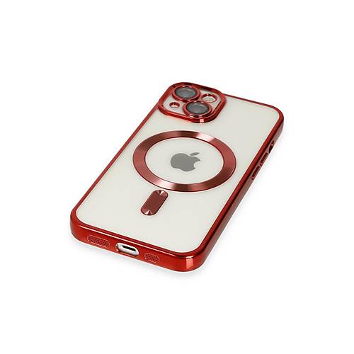 iPhone 14 Plus K�l�f Kross Magneticsafe Kapak - K�rm�z�