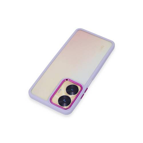 Realme C55 K�l�f Dora Kapak - Lila