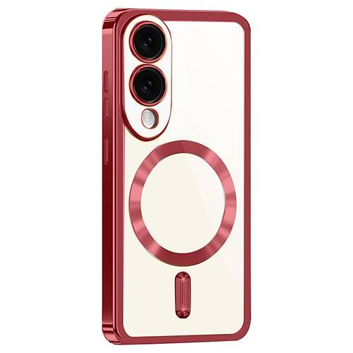 Galaxy S25 Edge Kross Magneticsafe Kapak - K�rm�z�