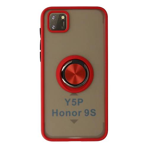 Y5P K�l�f Montreal Y�z�kl� Silikon Kapak - K�rm�z�
