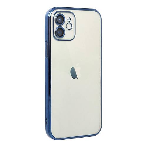 iPhone 12 K�l�f Razer Lensli Silikon - Lacivert
