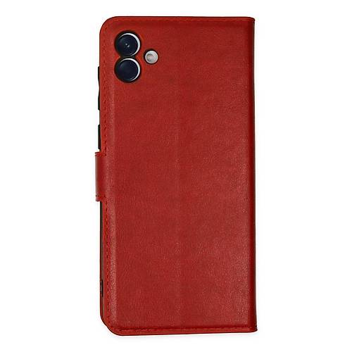 Galaxy A04 K�l�f Trend S Plus Kapakl� K�l�f - K�rm�z�