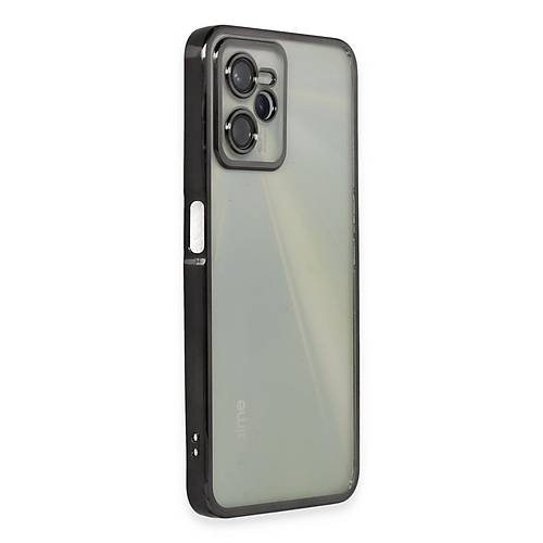 Realme C35 K�l�f Razer Lensli Silikon - Siyah