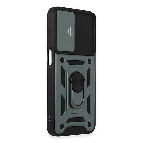Galaxy M34 5G K�l�f Pars Lens Y�z�kl� Silikon - Ye�il