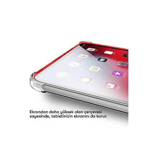 Galaxy T737 Tab S7 FE 12.4 K�l�f Anti Shock Tablet Silikon - �effaf