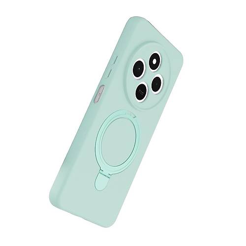 Redmi 14C Regal Magsafe Standl� Kapak - Su Ye�ili