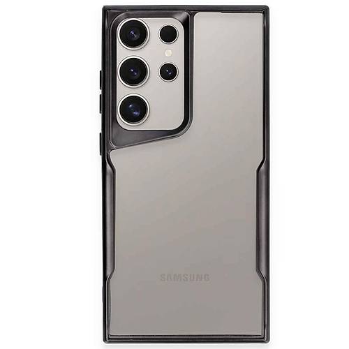 Galaxy S23 Ultra K�l�f Boyi Silikon Kapak - Siyah
