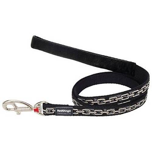 Zincir Desenli K�pek Uzatma Tasmas� Medium 20 Mm 1,2 Mt