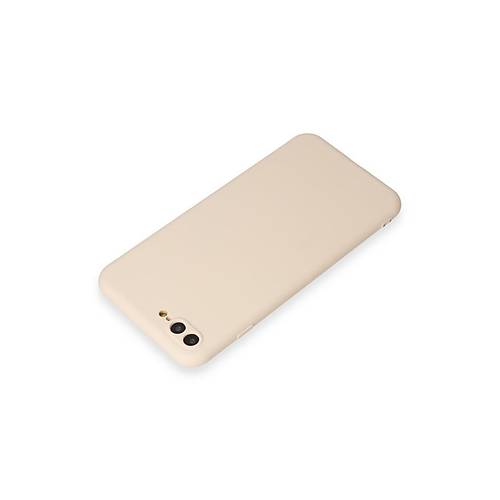 iPhone 7 Plus K�l�f First Silikon - Krem