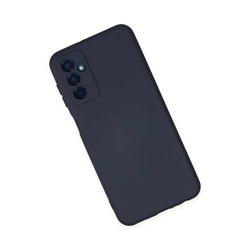 Galaxy M23 K�l�f Nano i�i Kadife Silikon - Lacivert