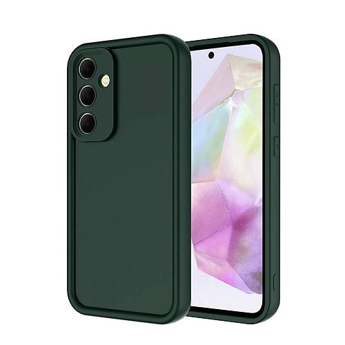 Galaxy A17 5G Viera Silikon - Koyu Ye�il