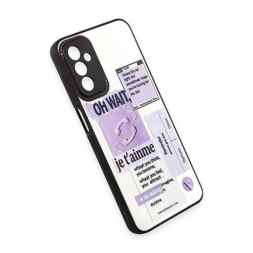 Galaxy M23 K�l�f Mirror Desenli Kapak - Mirror - 4
