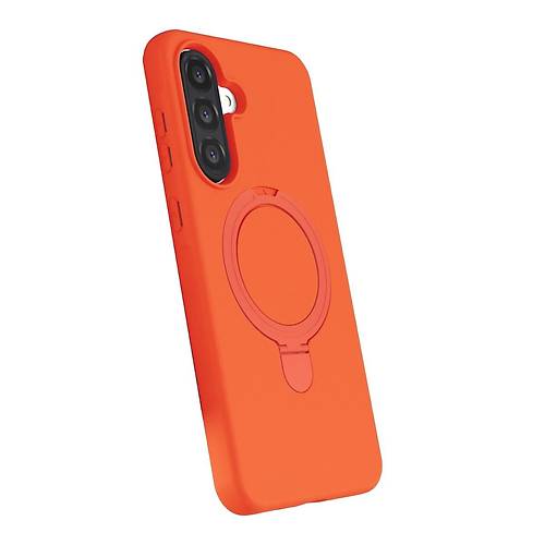 Galaxy A56 Regal Magsafe Standl� Kapak - Turuncu