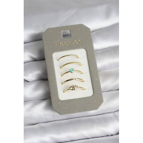 Pirin� Gold Renk 5'li Y�z�k Seti