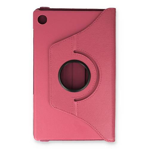 M10 HD X306F K�l�f 360 Tablet Deri K�l�f - Pembe