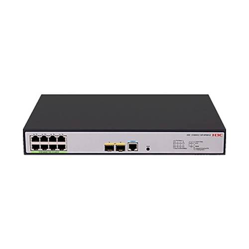 H3C 9801A4MQ S1850V2-10P-HPWR-EI 8 PORT GIGABIT+2X1GB SFP 1XCONSOLE PORT Y�NET�LEB�L�R 125W POE RACKMOUNT SWITCH