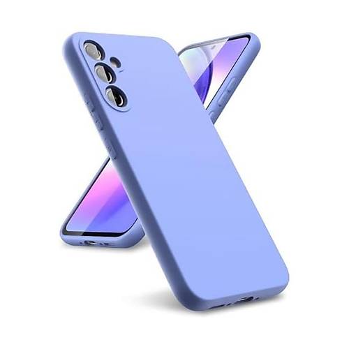 Galaxy A24 4G K�l�f First Silikon - Lila