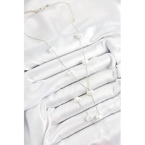 Pirin� �ncili Kalp Fig�rl� Y Model G�m�� Renk Kad�n Kolye