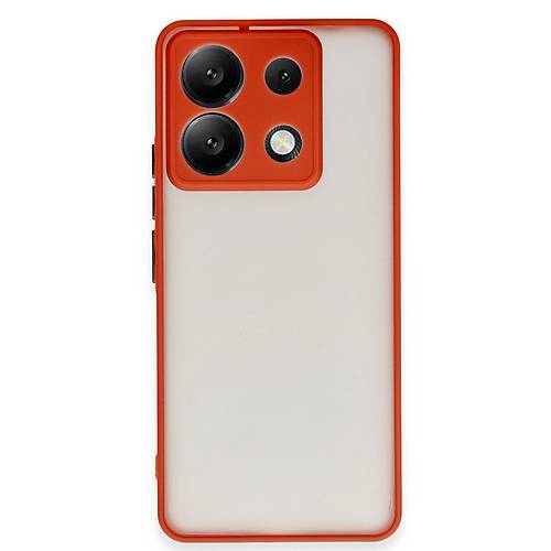 Redmi Note 13 5G K�l�f Montreal Silikon Kapak - K�rm�z�