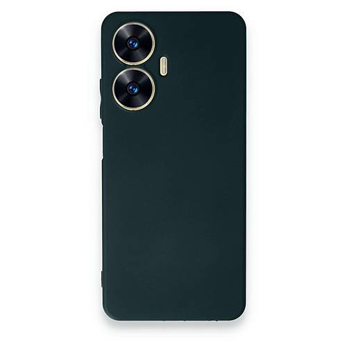 Realme C55 K�l�f First Silikon - Koyu Ye�il