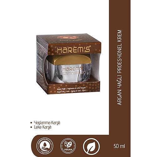 Y�z Bakim Kremi & Profesyonel Argan Ya�l� Leke Ve Ya�lanma Kar��t� G�nd�z Bakim Kremi 50ML