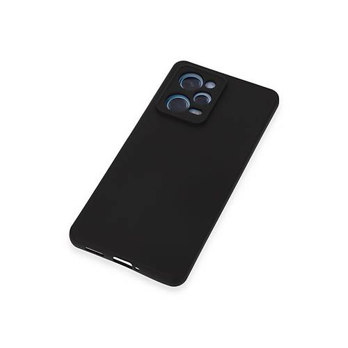 Redmi Note 12 Pro 5G K�l�f Nano i�i Kadife Silikon - Siyah