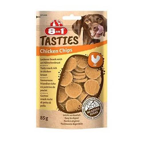 Tasties Chicken Chips Tavuk Cipsi K�pek �d�l� 85 Gr