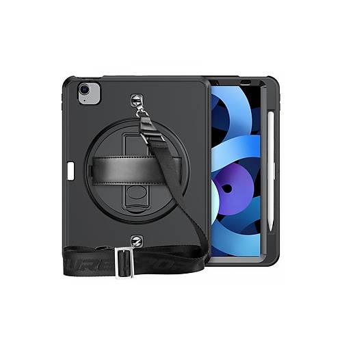 iPad Pro 11 (2020) K�l�f Strap-C Otterbox Tablet Kapak - Siyah