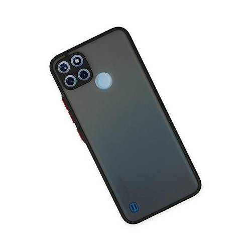 Realme C21Y K�l�f Montreal Silikon Kapak - Siyah