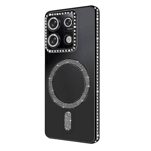Redmi Note 13 Pro 4G Joke Simli Magneticsafe K�l�f - Siyah