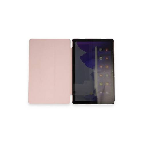 Galaxy T220 Tab A7 Lite 8.7 K�l�f Tablet Smart K�l�f - Rose Gold