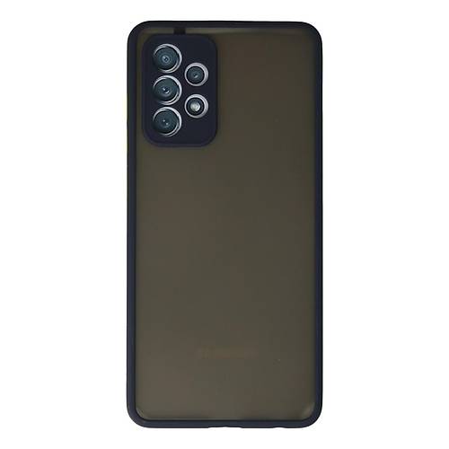 Galaxy A72 K�l�f Montreal Silikon Kapak - Lacivert