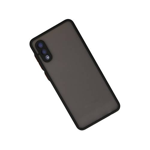 Galaxy A02 K�l�f Montreal Silikon Kapak - Siyah