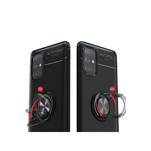 Galaxy M31S K�l�f Range Y�z�kl� Silikon - K�rm�z�