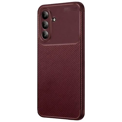 Galaxy A36 K�l�f Auto Focus Karbon Kapak - Bordo